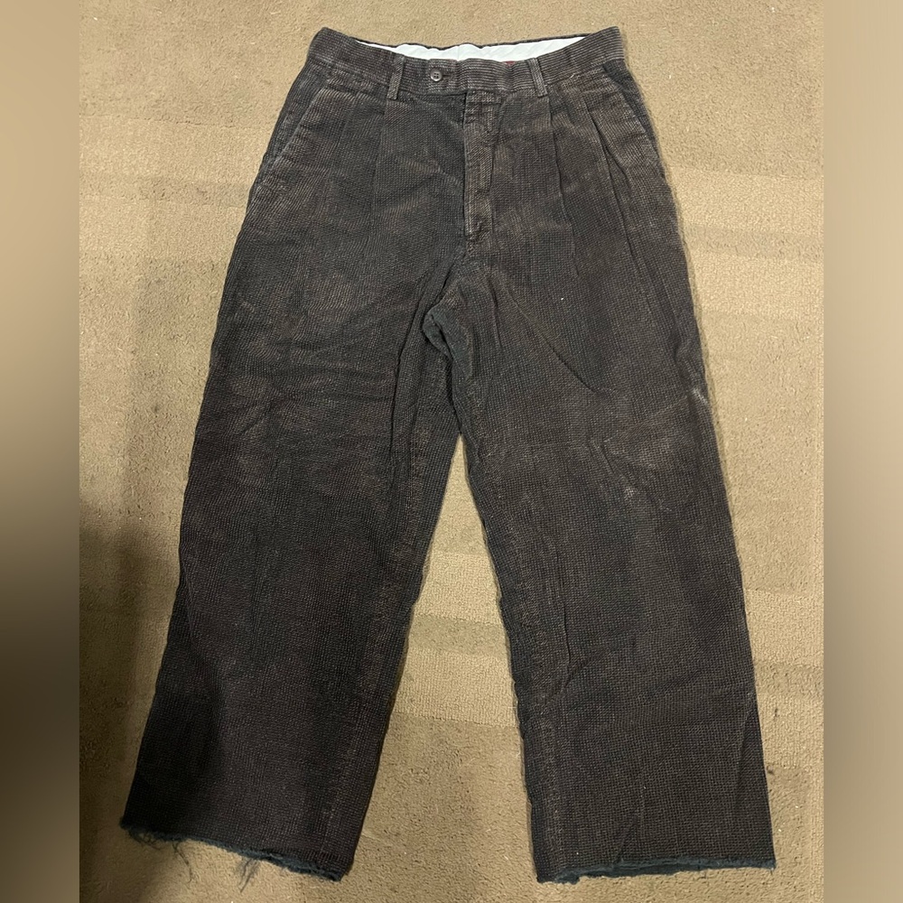 Brown cotton pants, super comfy AND professional